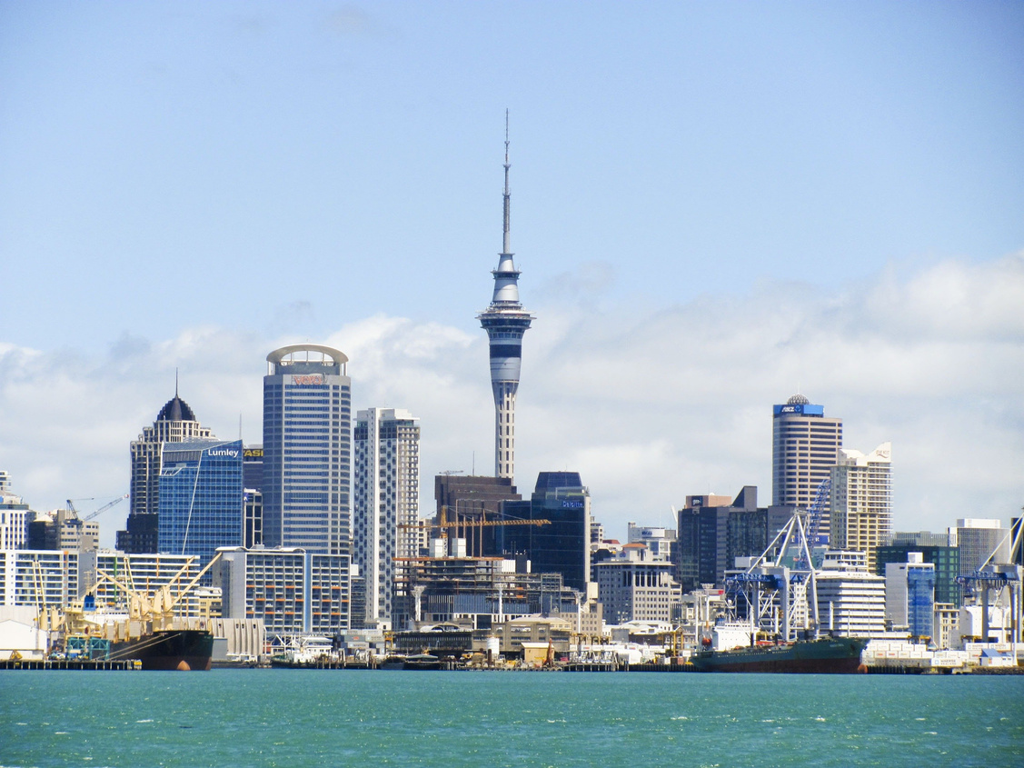 Cityscape of Auckland New Zealand